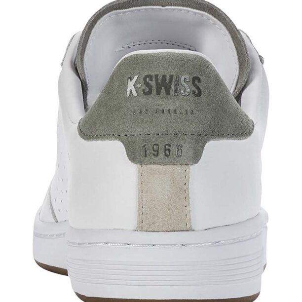 K-Swiss sneakers din piele LOZAN KLUB LTH culoarea alb preţ