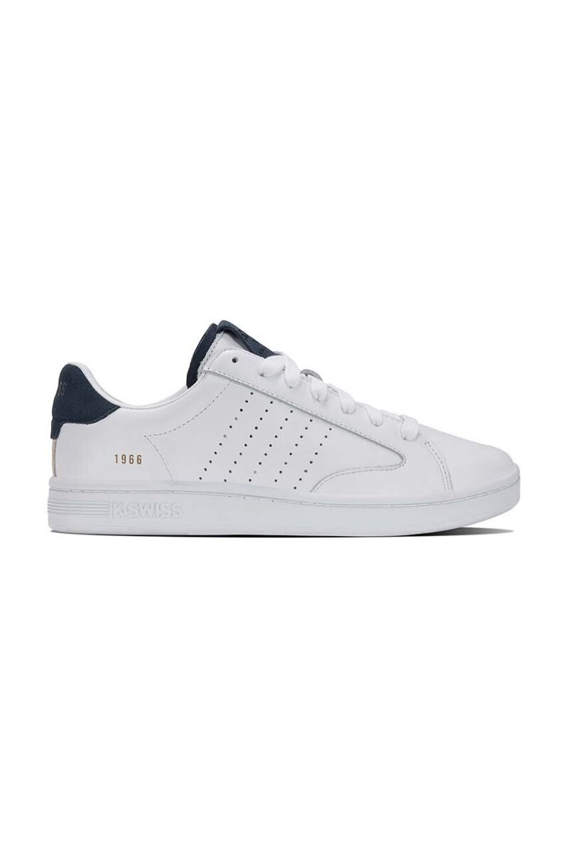 K-Swiss sneakers din piele LOZAN KLUB LTH culoarea alb