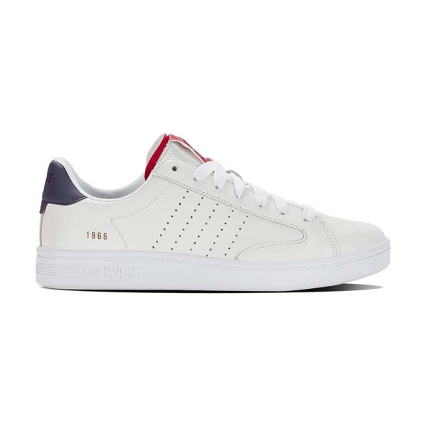 K-Swiss sneakers din piele LOZAN KLUB LTH culoarea alb