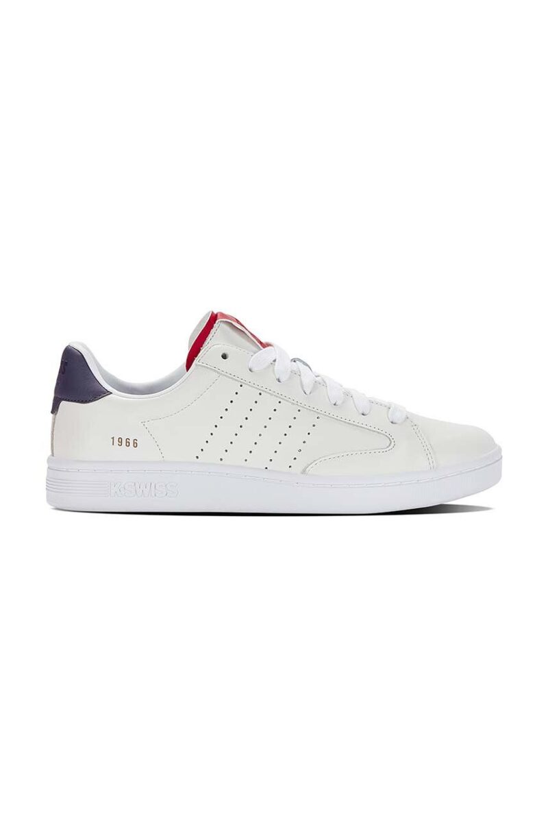 K-Swiss sneakers din piele LOZAN KLUB LTH culoarea alb