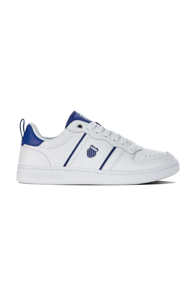 K-Swiss sneakers din piele LOZAN MATCH LTH culoarea alb