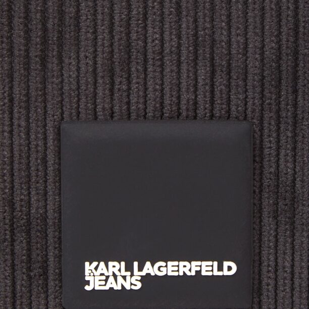 KARL LAGERFELD JEANS Geantă de umăr  negru / alb preţ