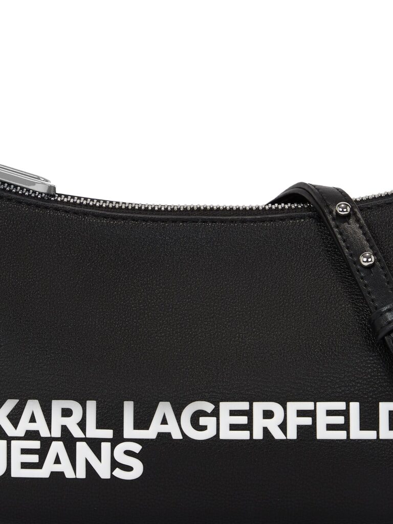 KARL LAGERFELD JEANS Geantă de umăr  negru / alb preţ