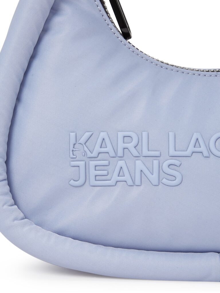 KARL LAGERFELD JEANS Poșete 'Puffy'  albastru / negru / alb preţ