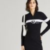 KARL LAGERFELD JEANS Rochie tricotat  negru / alb