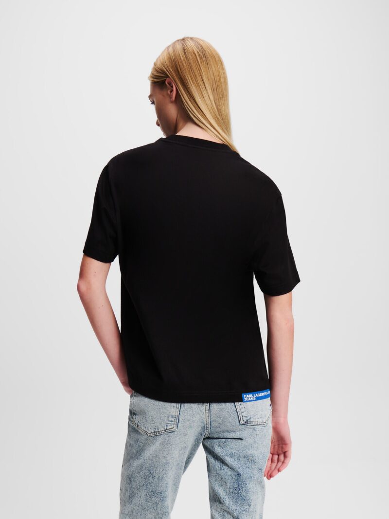 KARL LAGERFELD JEANS Tricou  albastru / negru preţ