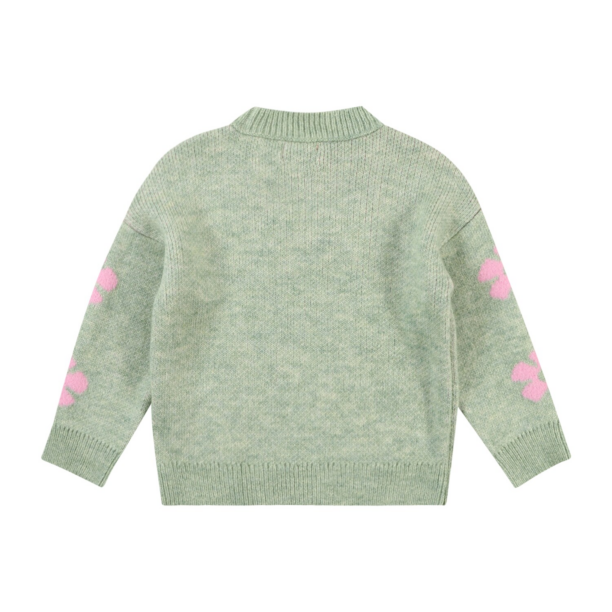 KIDS ONLY Pulover 'KMGNAJA'  verde pastel / roz