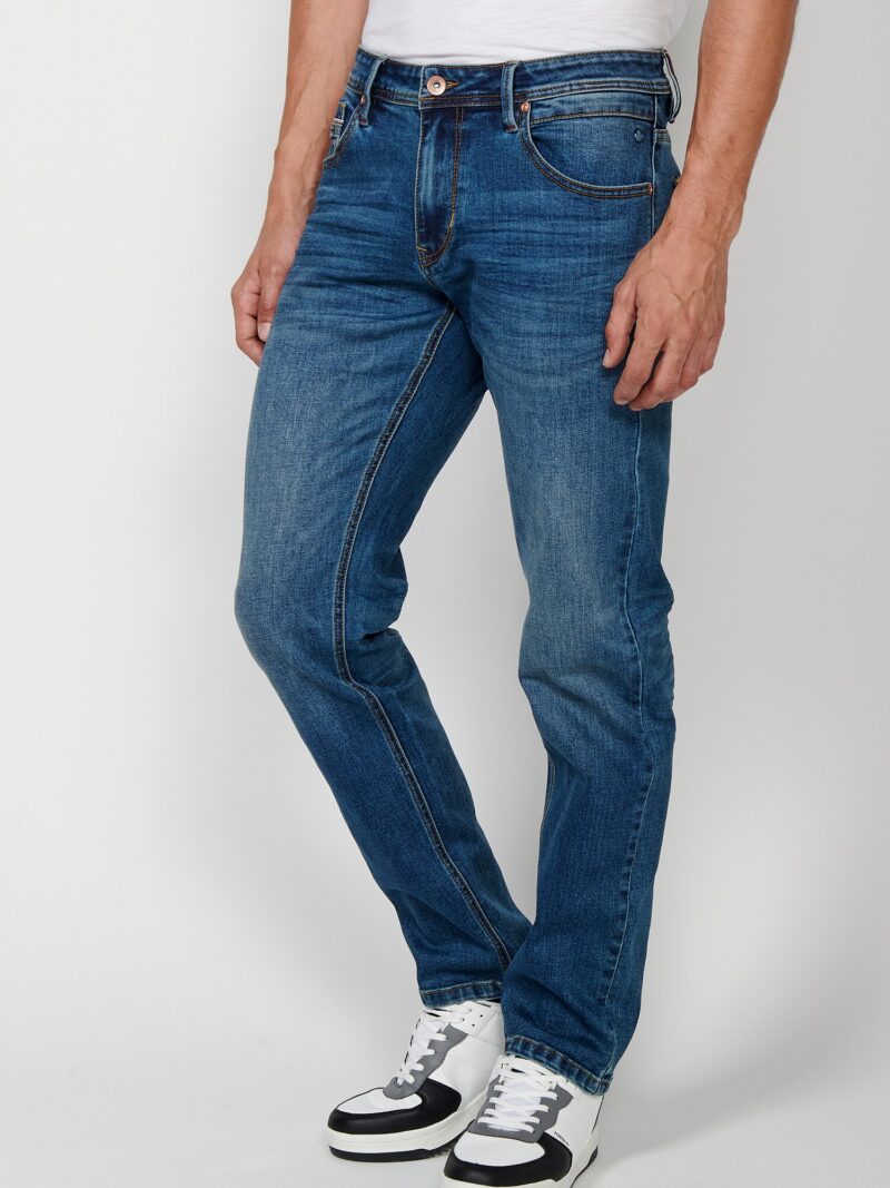 KOROSHI Jeans  albastru denim preţ