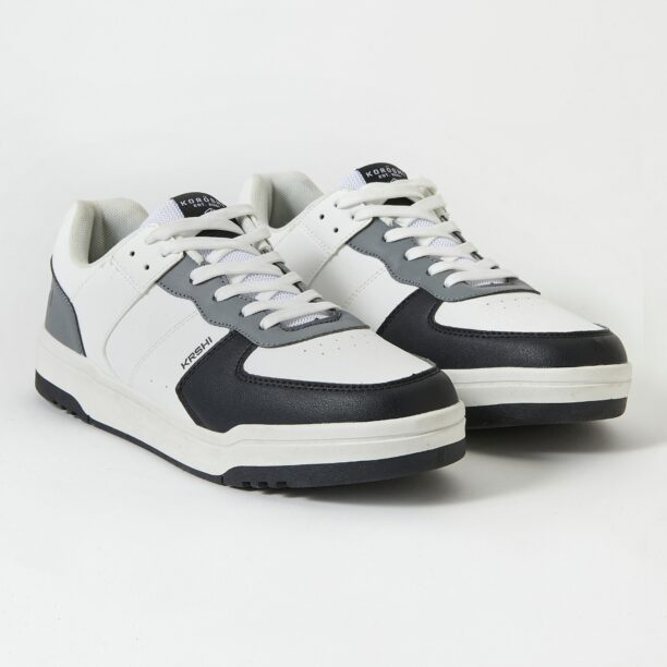 KOROSHI Sneaker low  gri / negru / alb preţ