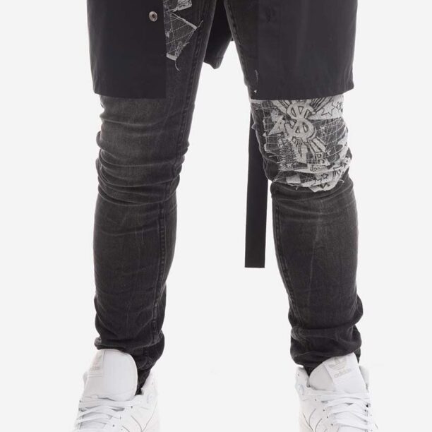 KSUBI jeans Chitch Streets bărbați MPS23DJ001-BLACK