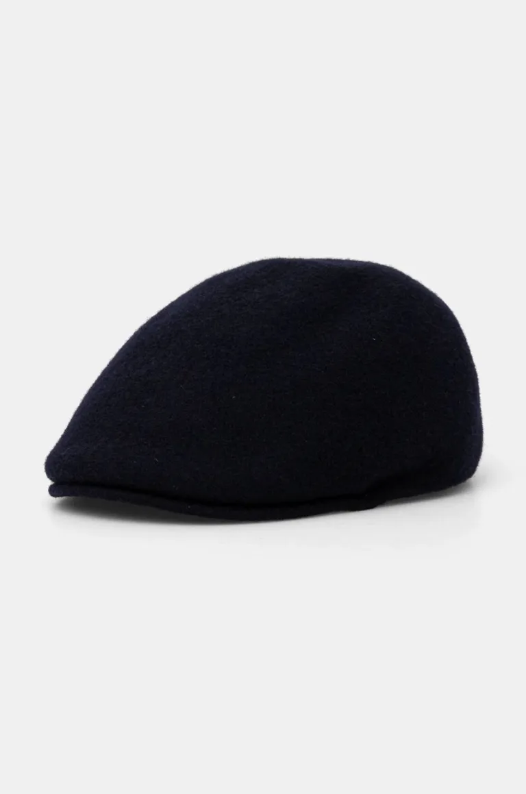 Kangol Beretă de lână culoarea albastru marin