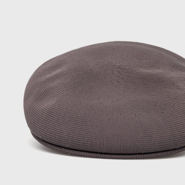 Kangol bască culoarea gri 0287BC.CH011-CHAR preţ