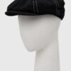 Kangol basca din bumbac culoarea negru