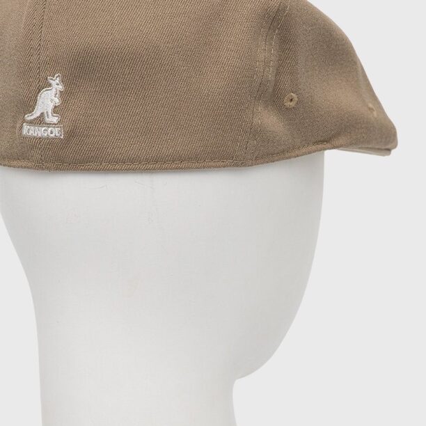 Kangol bereta din lana culoarea bej preţ