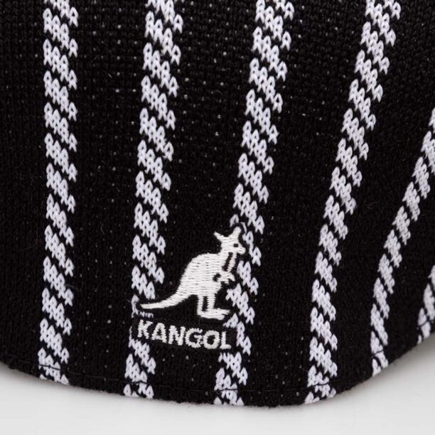 Kangol bereta din lana culoarea negru preţ