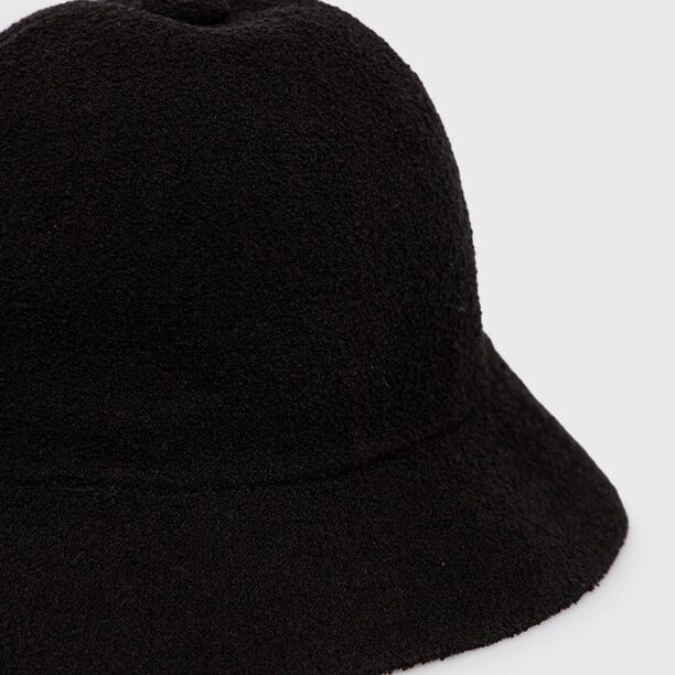 Kangol pălărie culoarea negru 0397BC.BG991-BG991 preţ