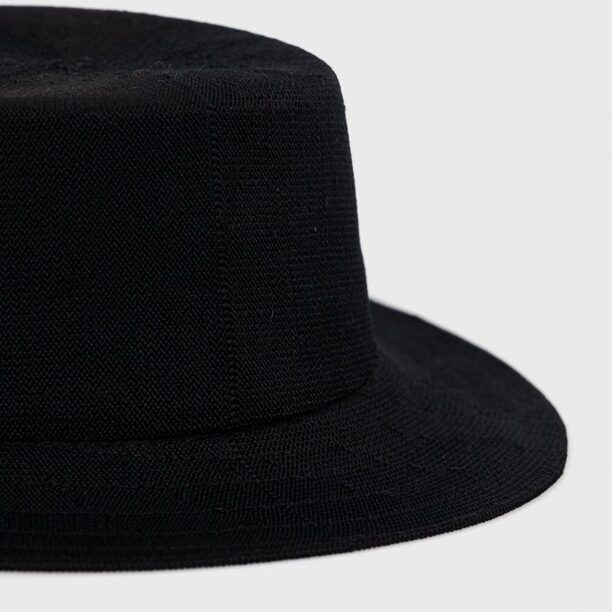 Kangol palarie culoarea negru preţ