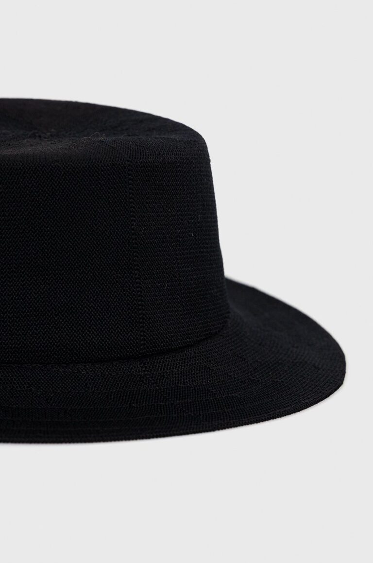 Kangol palarie culoarea negru preţ