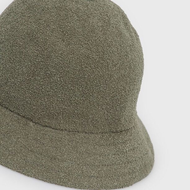 Kangol pălărie culoarea verde 0397BC.OG349-OG349 preţ