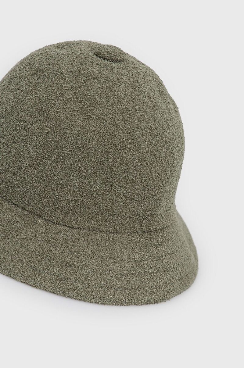 Kangol pălărie culoarea verde 0397BC.OG349-OG349 preţ