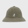 Kangol pălărie culoarea verde 0397BC.OG349-OG349