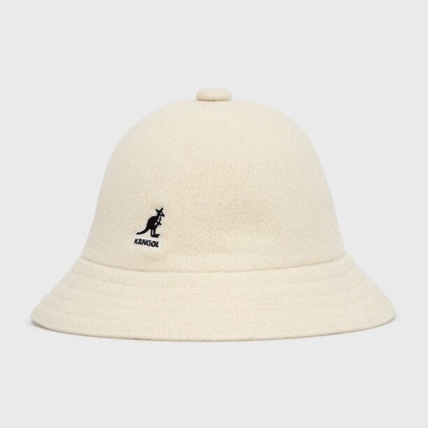 Kangol pălărie de lână culoarea bej