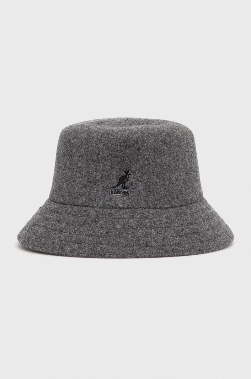 Kangol pălărie de lână culoarea gri