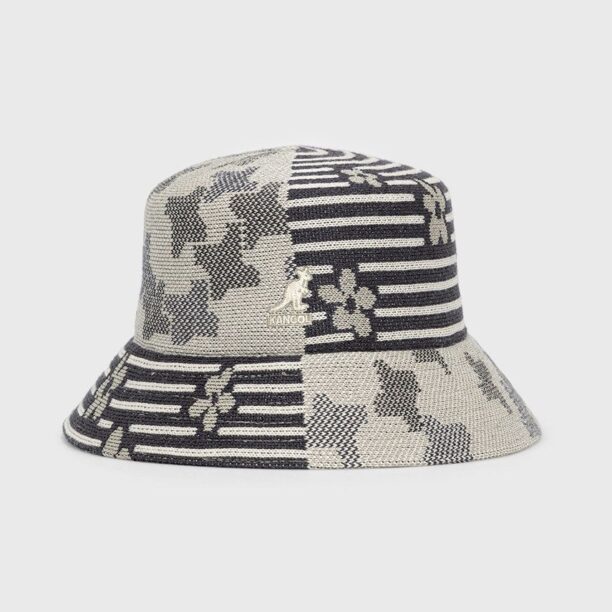 Kangol palarie din amestec de lana culoarea gri