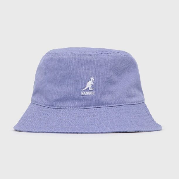 Kangol pălărie din bumbac culoarea violet