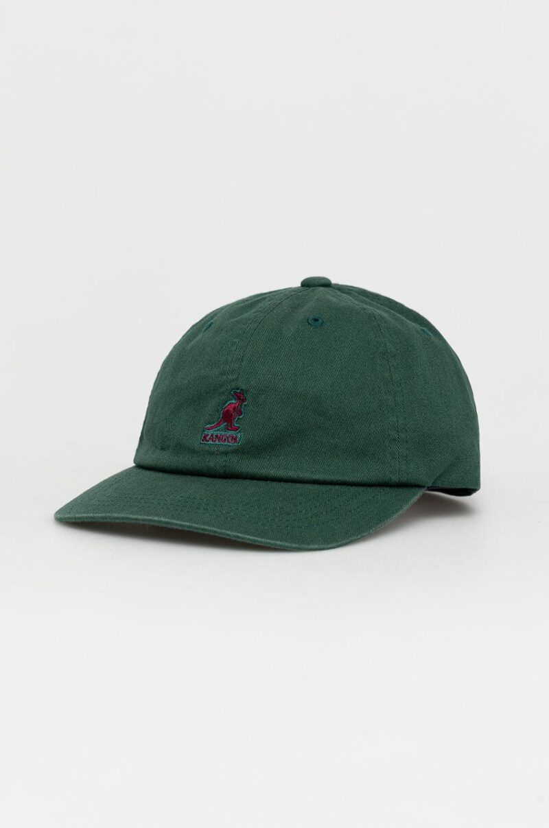 Kangol șapcă culoarea verde