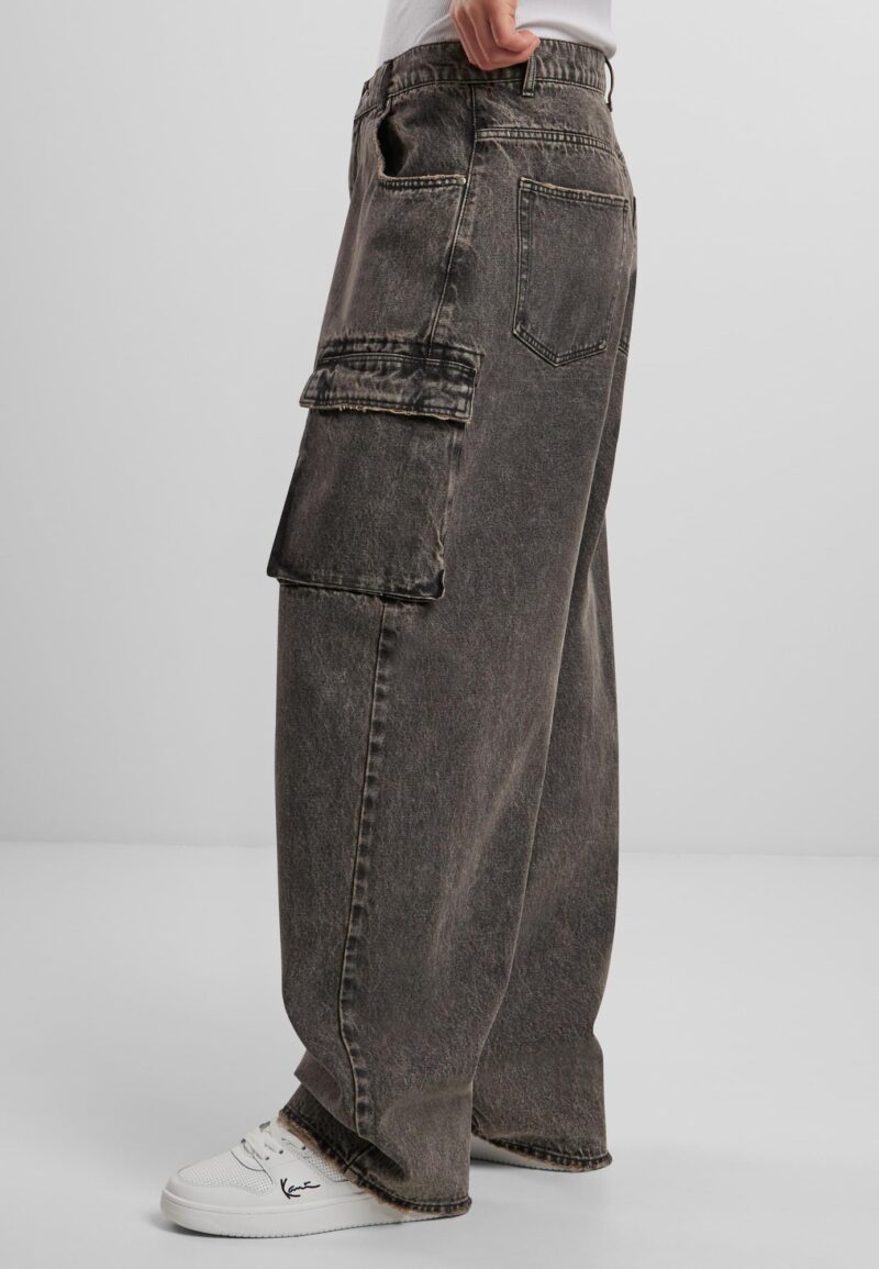 Original Karl Kani Pantaloni cu buzunare  gri denim