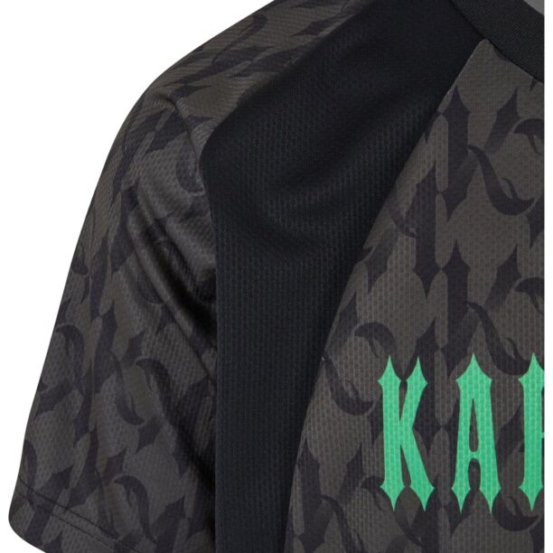 Karl Kani Tricou 'Gothic 89'  maro / verde / negru preţ