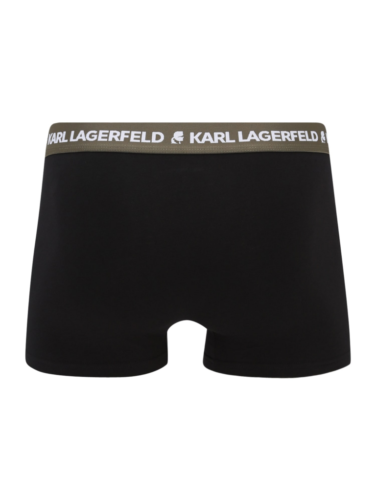 Karl Lagerfeld Boxeri  oliv / mov închis / negru / alb