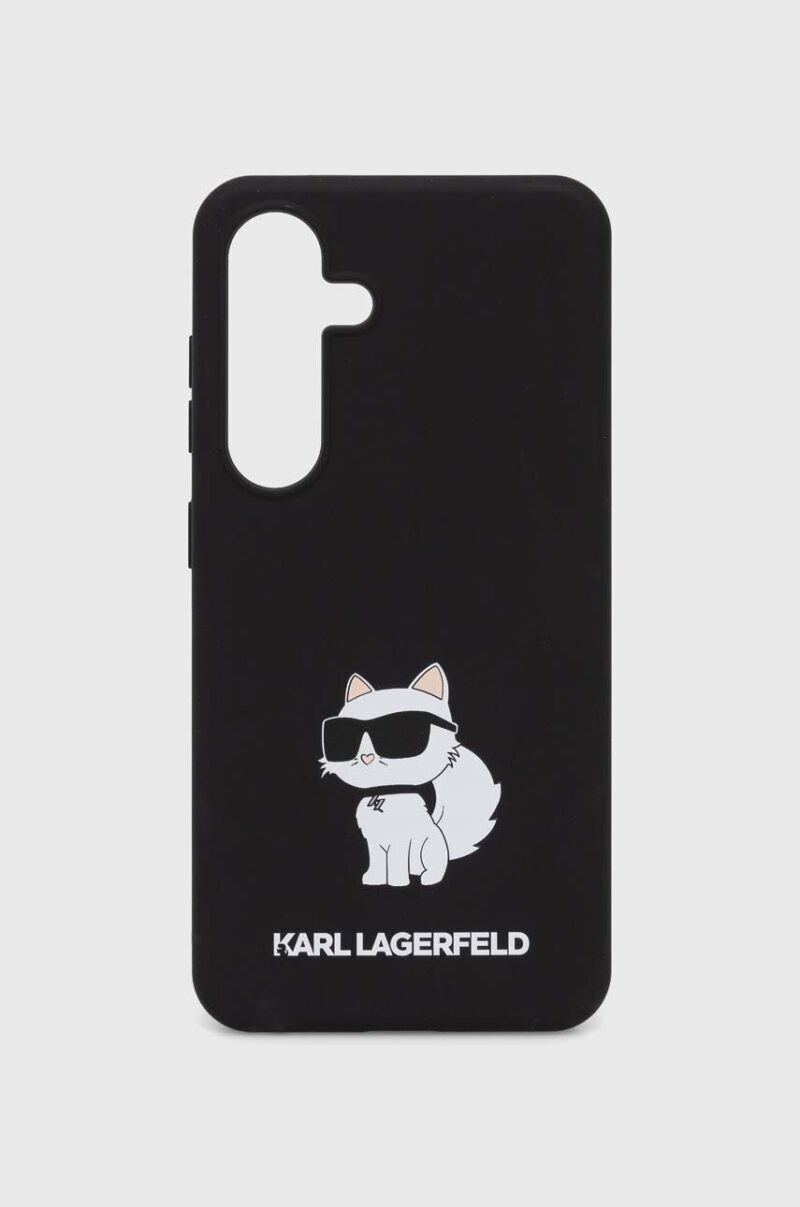 Karl Lagerfeld Husă pentru telefon S24 S921 culoarea negru