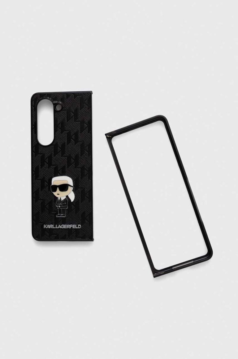 Karl Lagerfeld Husă pentru telefon Z Fold5 F946 culoarea negru