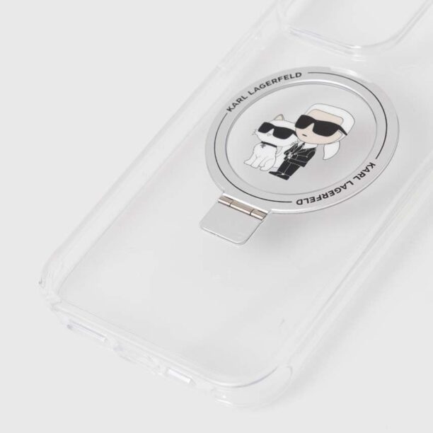 Karl Lagerfeld Husă pentru telefon iPhone 14 Pro Max 6.7" culoarea transparent preţ