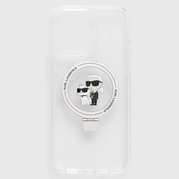 Karl Lagerfeld Husă pentru telefon iPhone 14 Pro Max 6.7" culoarea transparent