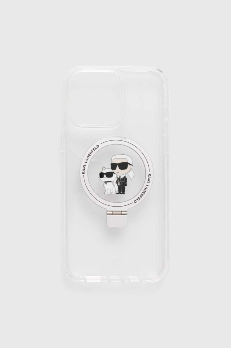 Karl Lagerfeld Husă pentru telefon iPhone 14 Pro Max 6.7" culoarea transparent