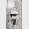 Karl Lagerfeld Husă pentru telefon iPhone 15 6.1 culoarea transparent