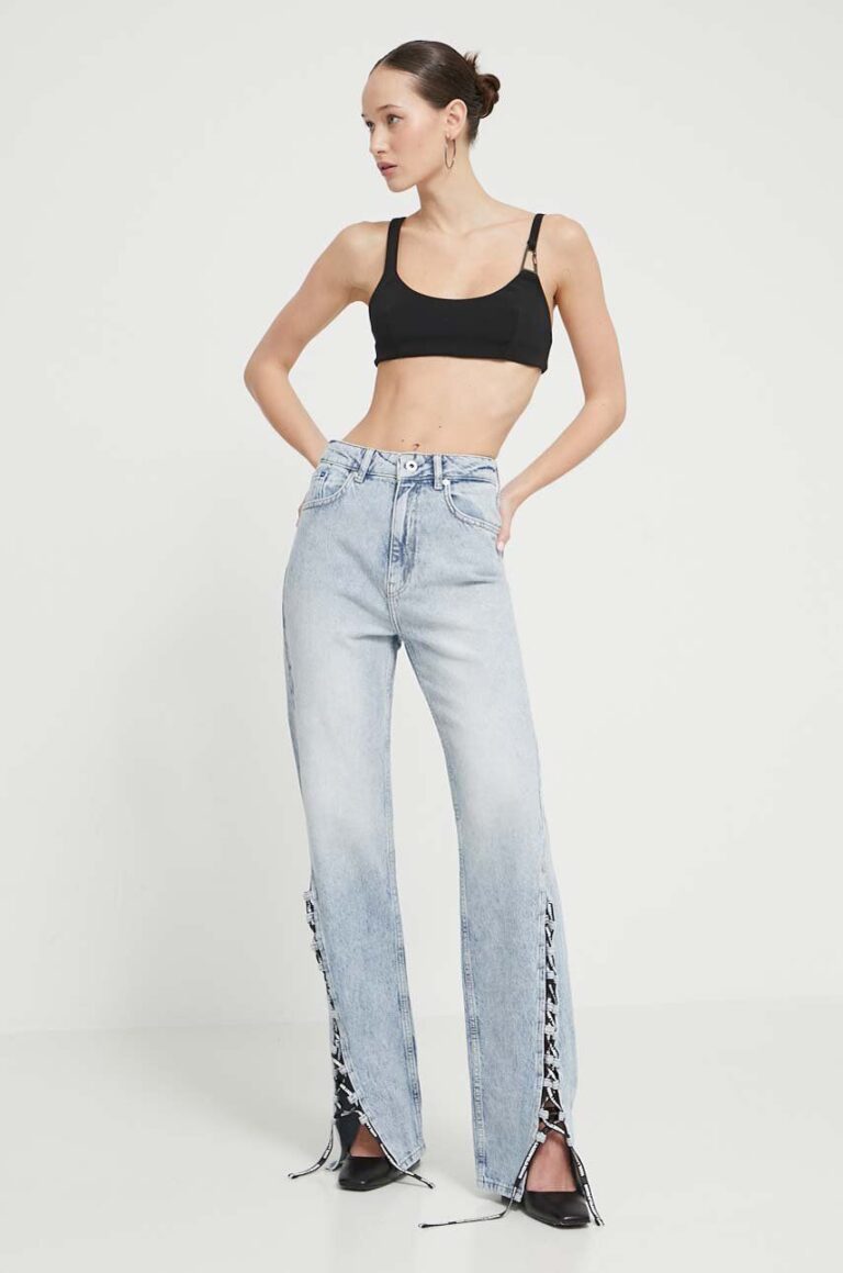 Karl Lagerfeld Jeans jeansi femei high waist