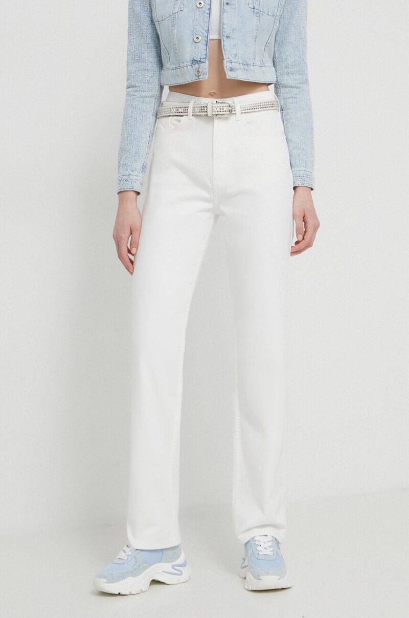 Karl Lagerfeld Jeans jeansi femei high waist