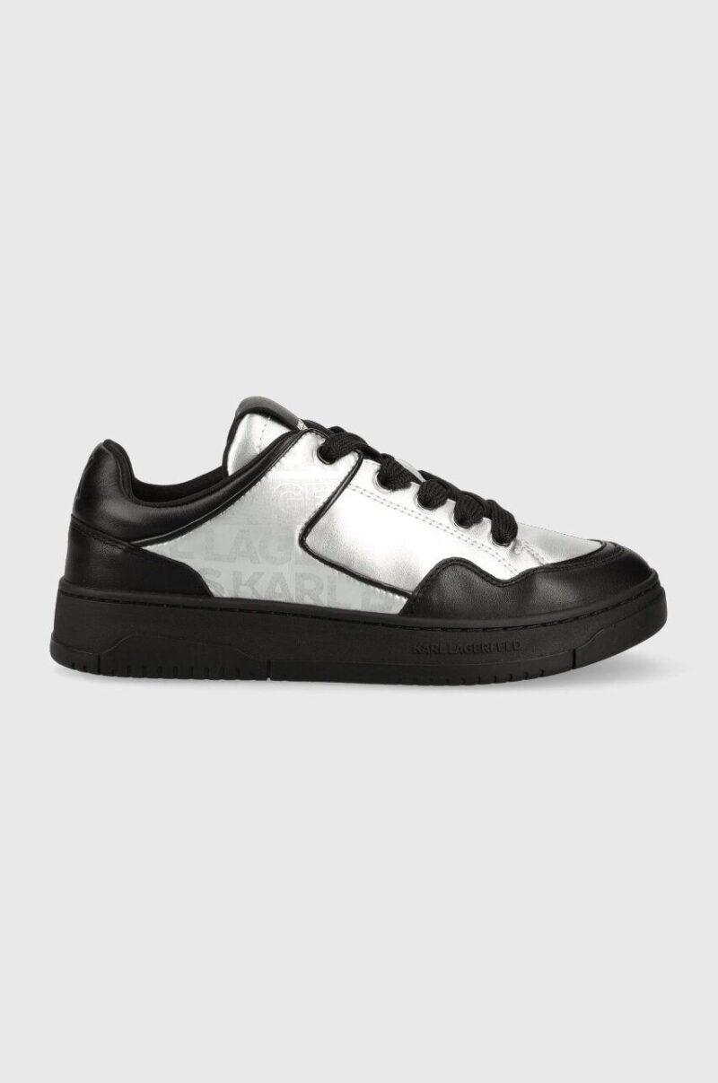 Karl Lagerfeld Jeans sneakers KREW KL culoarea argintiu