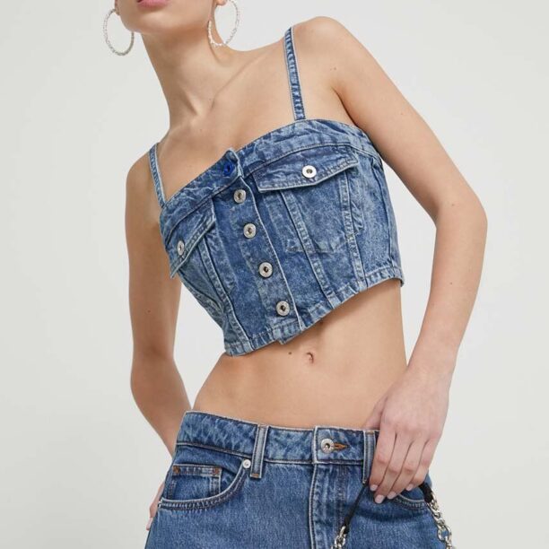 Karl Lagerfeld Jeans top din denim