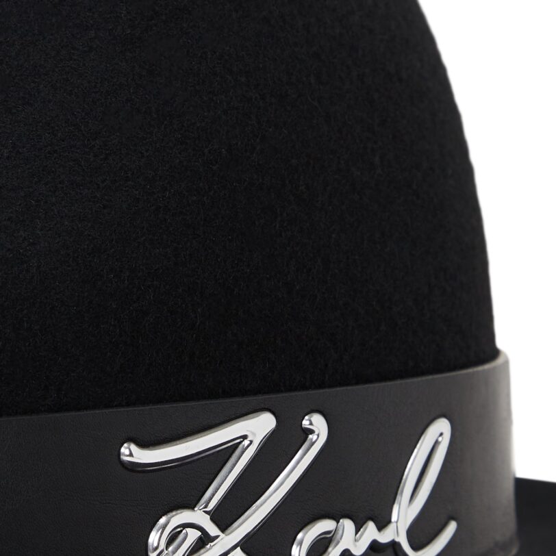Karl Lagerfeld Pălărie ' Fedora '  negru preţ