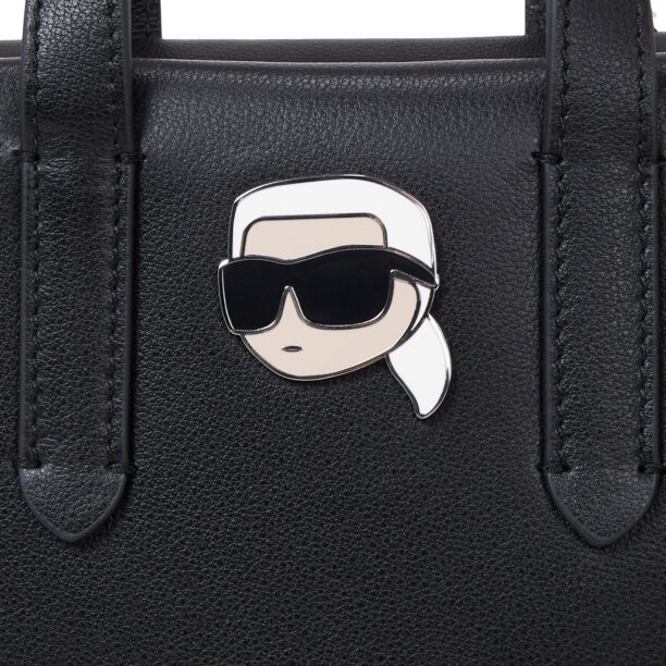 Karl Lagerfeld Poșete 'IKONIK Studded '  bej / negru / alb preţ