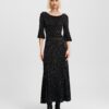 Karl Lagerfeld Rochie  negru / argintiu