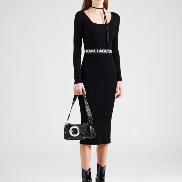 Cumpăra Karl Lagerfeld Rochie tricotat  negru / alb