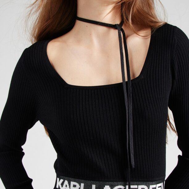 Preţ Karl Lagerfeld Rochie tricotat  negru / alb