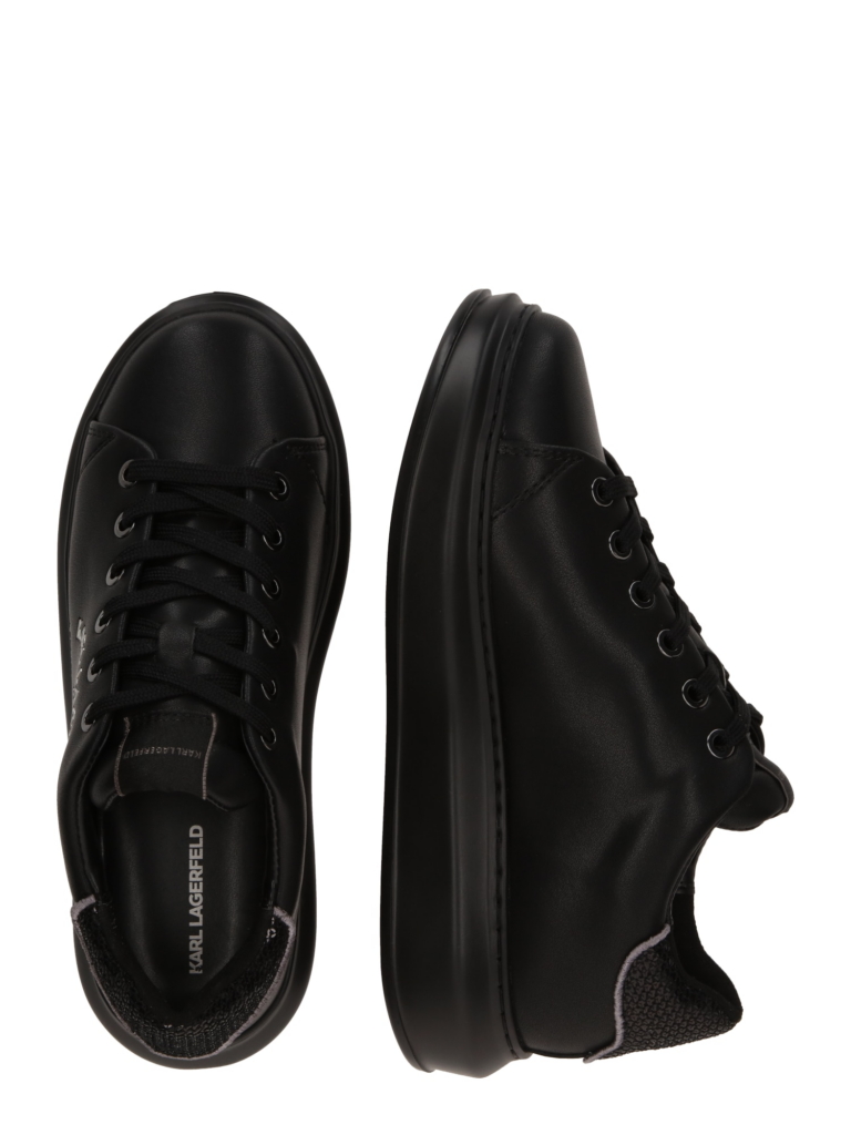 Karl Lagerfeld Sneaker low 'KAPRI Maison'  negru / argintiu