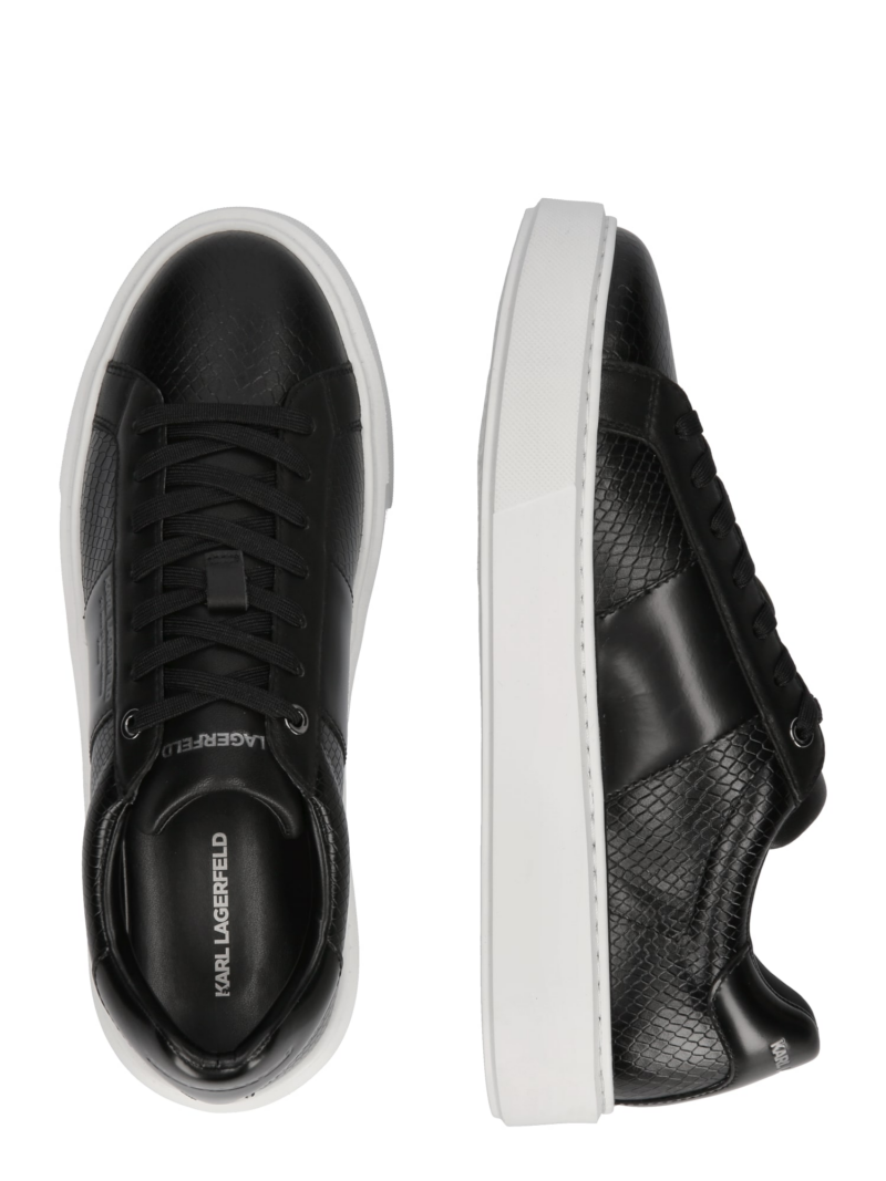 Karl Lagerfeld Sneaker low 'MAXI KUP'  gri / negru